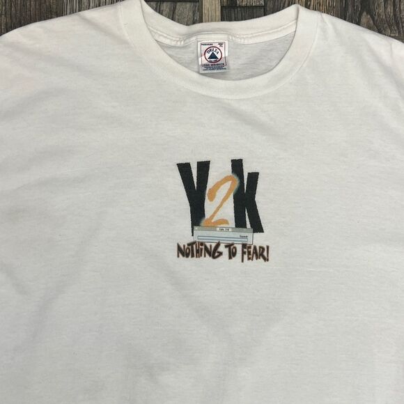 ✝️ Vintage Y2K Nothing To Fear JESUS CHRIST GOD T-Shirt “RARE” Sz XL - EXCELLENT - Picture 9 of 12